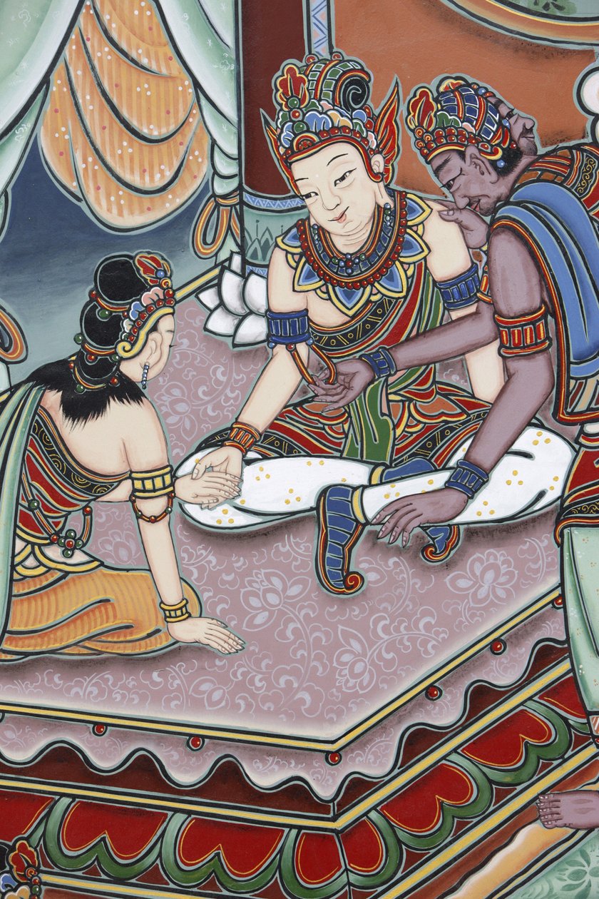 Life of Buddha: As the Boy Reached the Age of 16, His Father Arranged His Marriage to Ya, Seoul, South Korea by Unbekannt