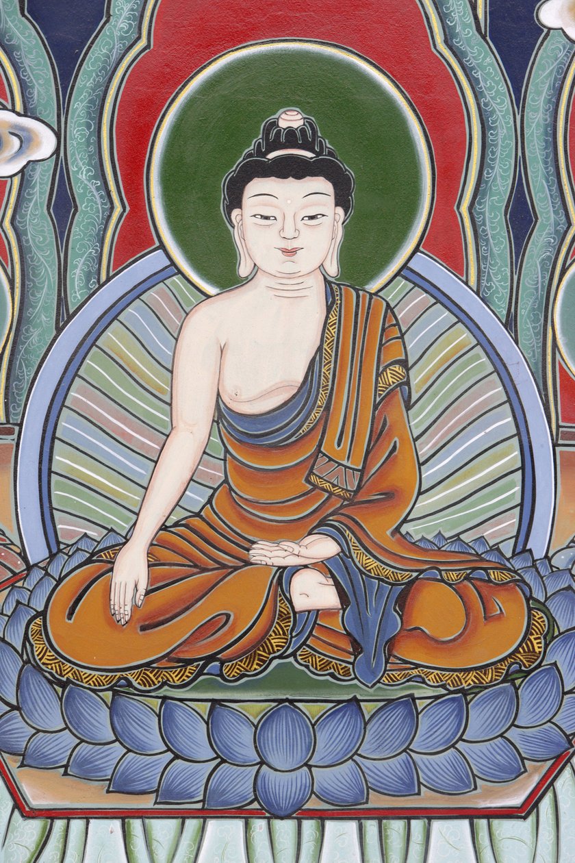 Life of Buddha: Meditation Posture, Seoul, South Korea by Unbekannt