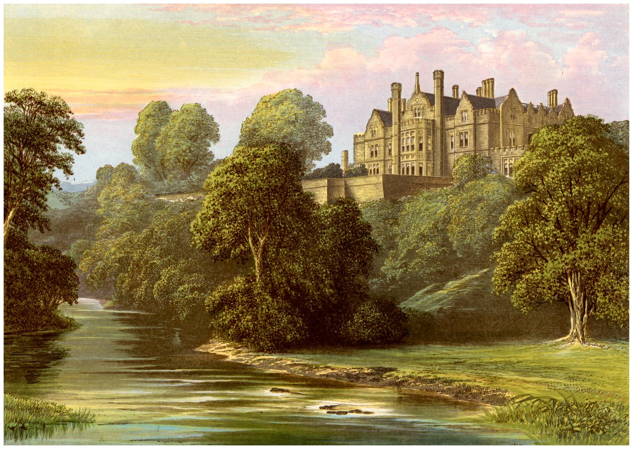 Lilburn Tower, Northumberland, Home of the Collingwood Family, c1880 by Unbekannt