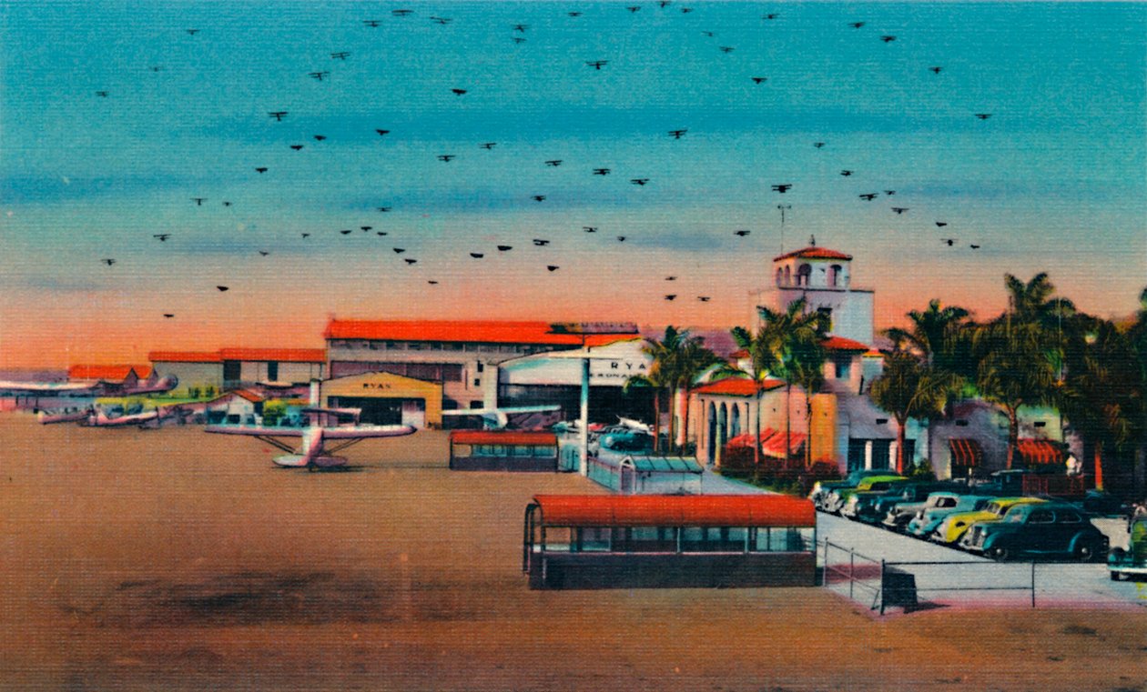 Lindbergh Field and Administration Building, San Diego, California, c1941 by Unbekannt