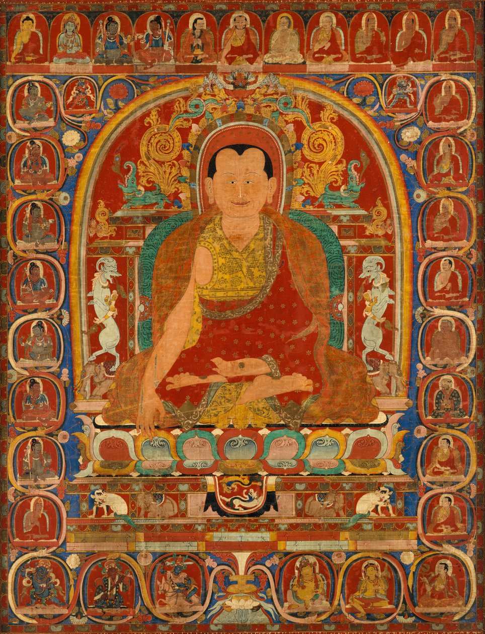 Lineage Portrait of an Abbot by Unbekannt