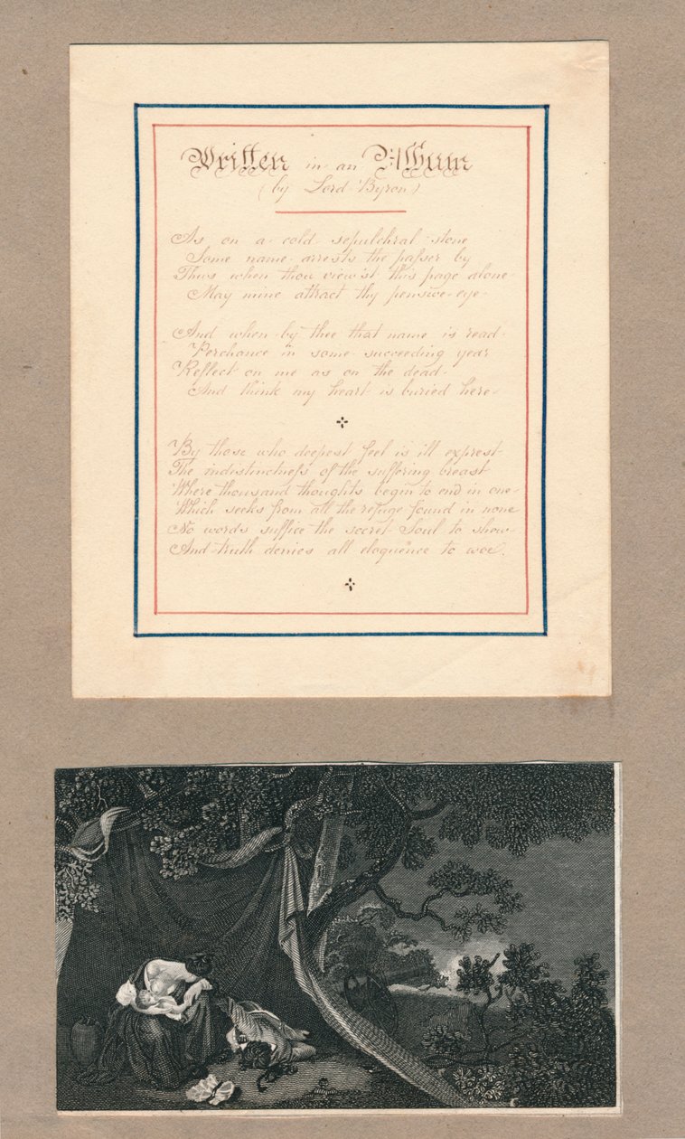 Lines Written in an Album, at Malta by Unbekannt