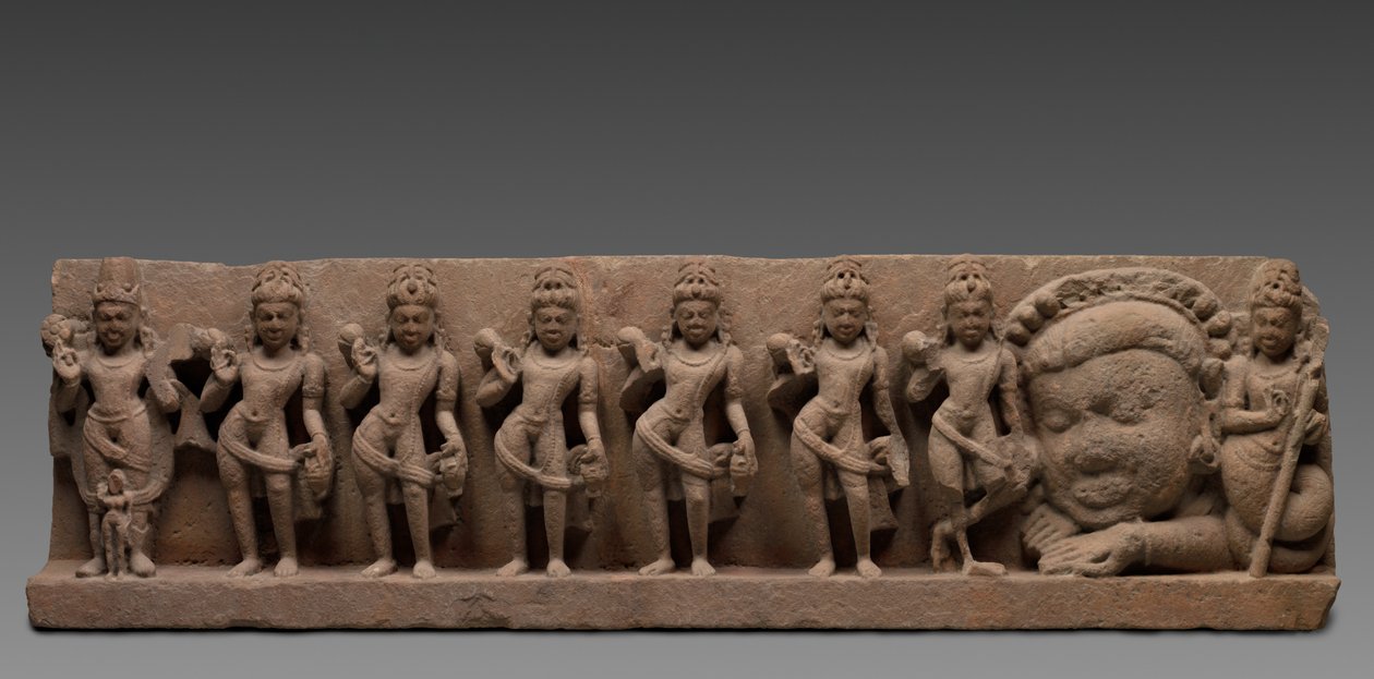 Lintel with the Nine Planets: Navagrahas by Unbekannt