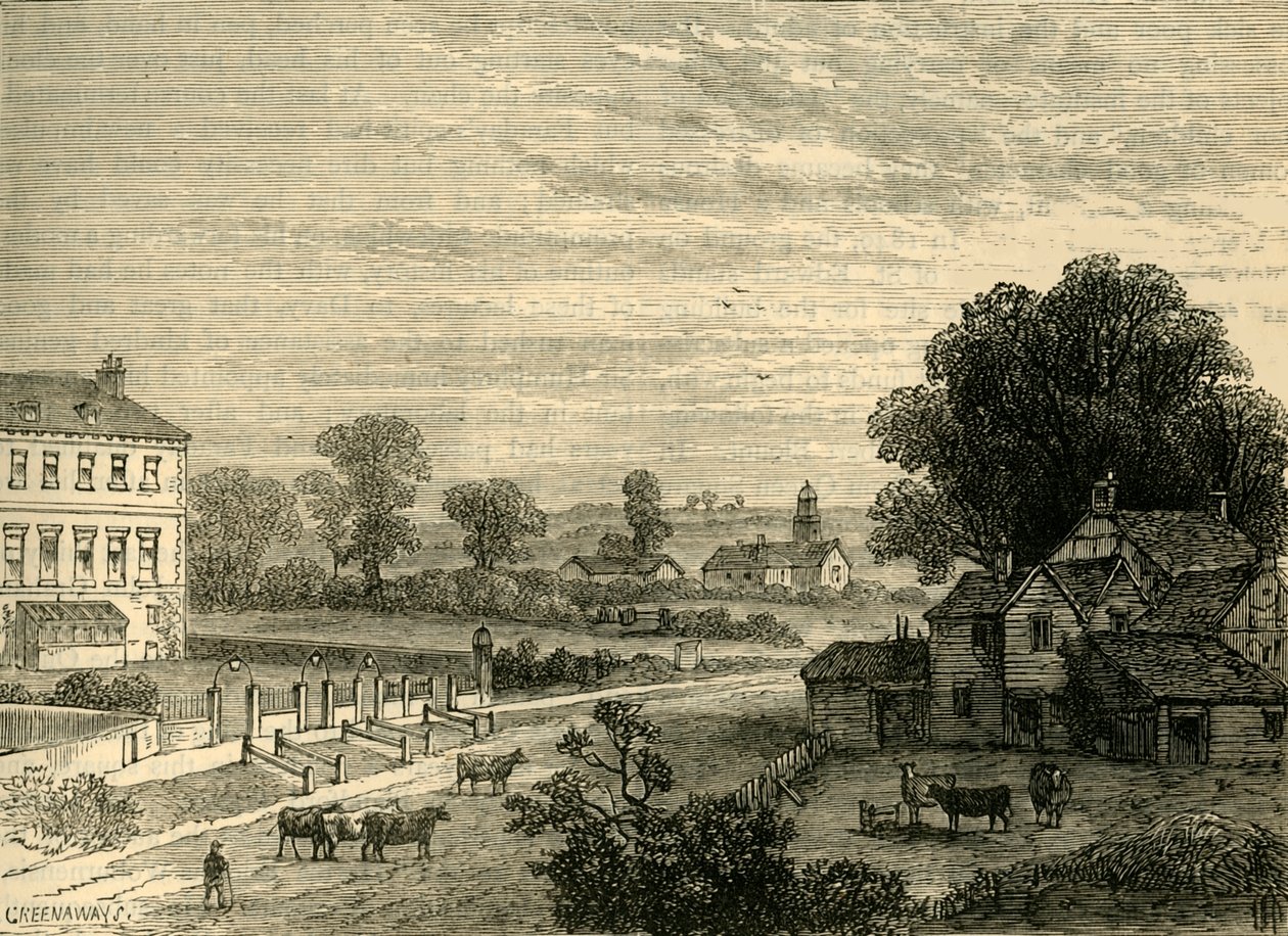 Lisson Green in the Eighteenth Century by Unbekannt