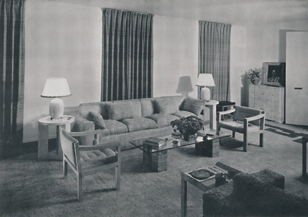 Living room in the apartment of Samuel A. Marx by Unbekannt