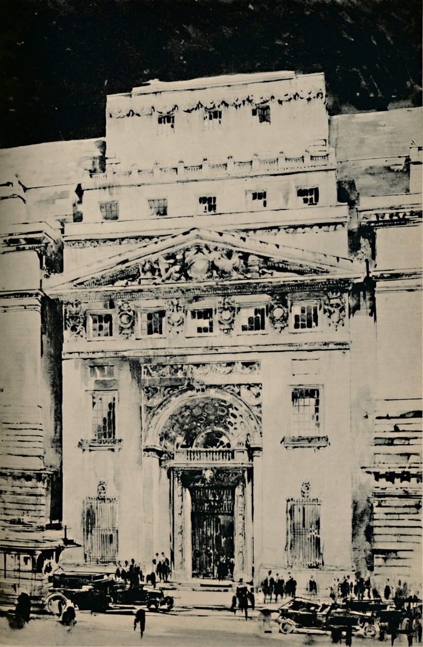 Lloyds New Building: Entrance in Leadenhall Street, 1928 by Unbekannt