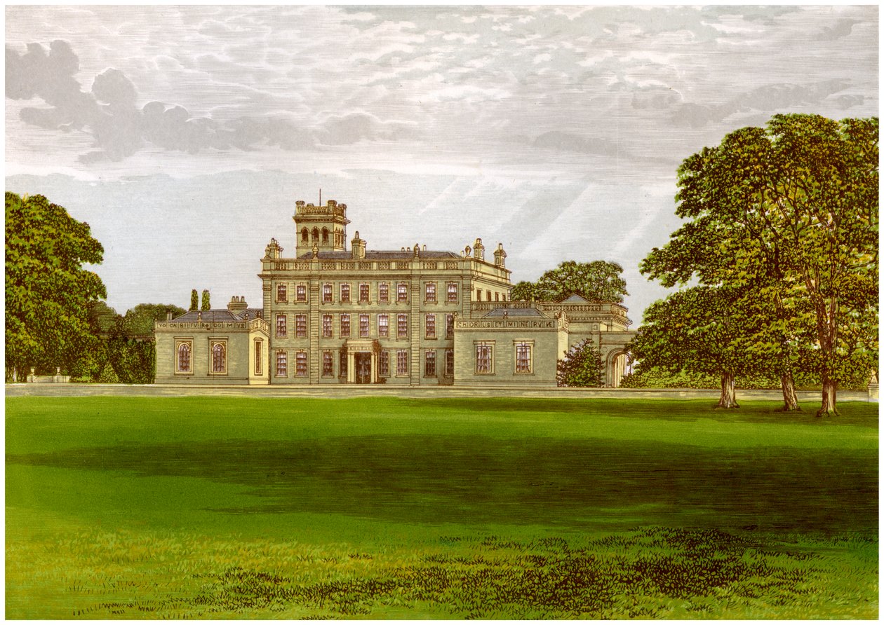 Locko Park, Derbyshire, Home of the Drury-Lowe Family, c1880 by Unbekannt