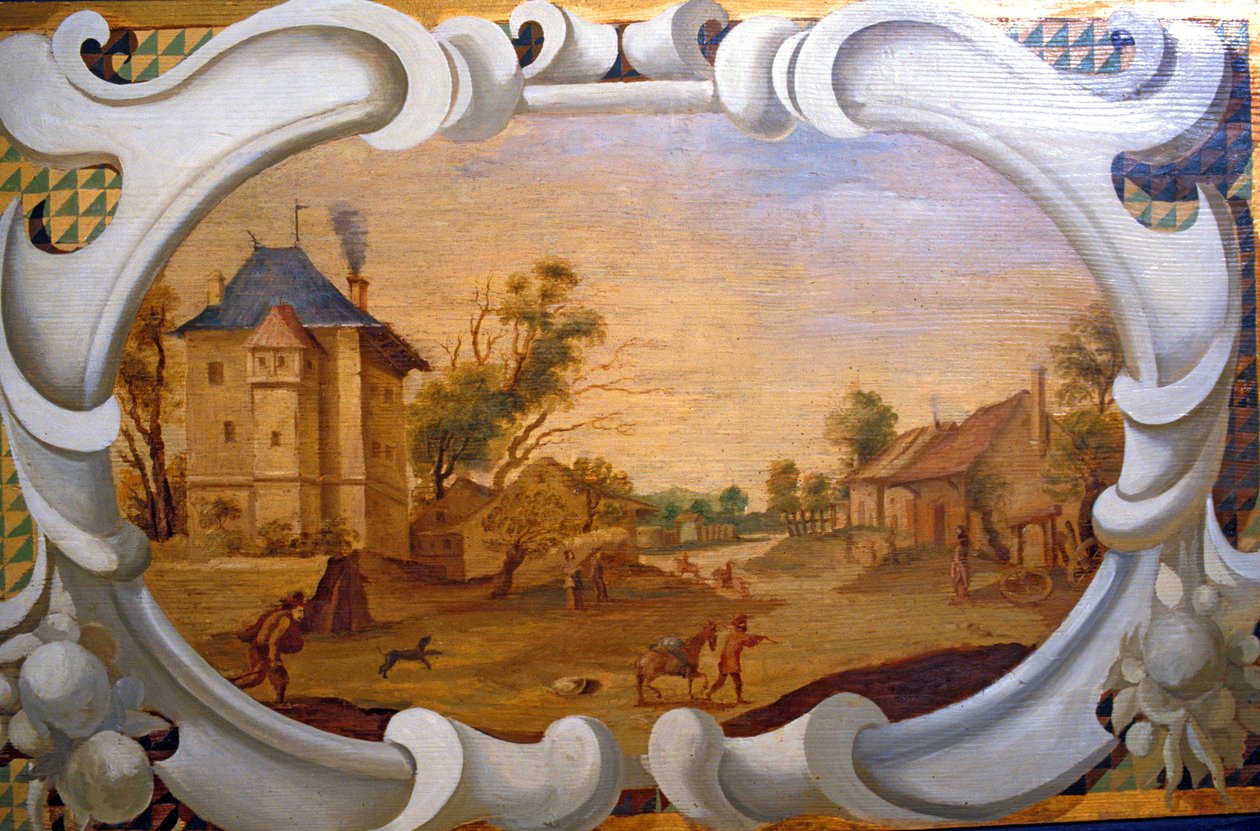 Loire Atlantique No. 042 - Chateau de Haute Goulaine - Painted Wood by Unbekannt