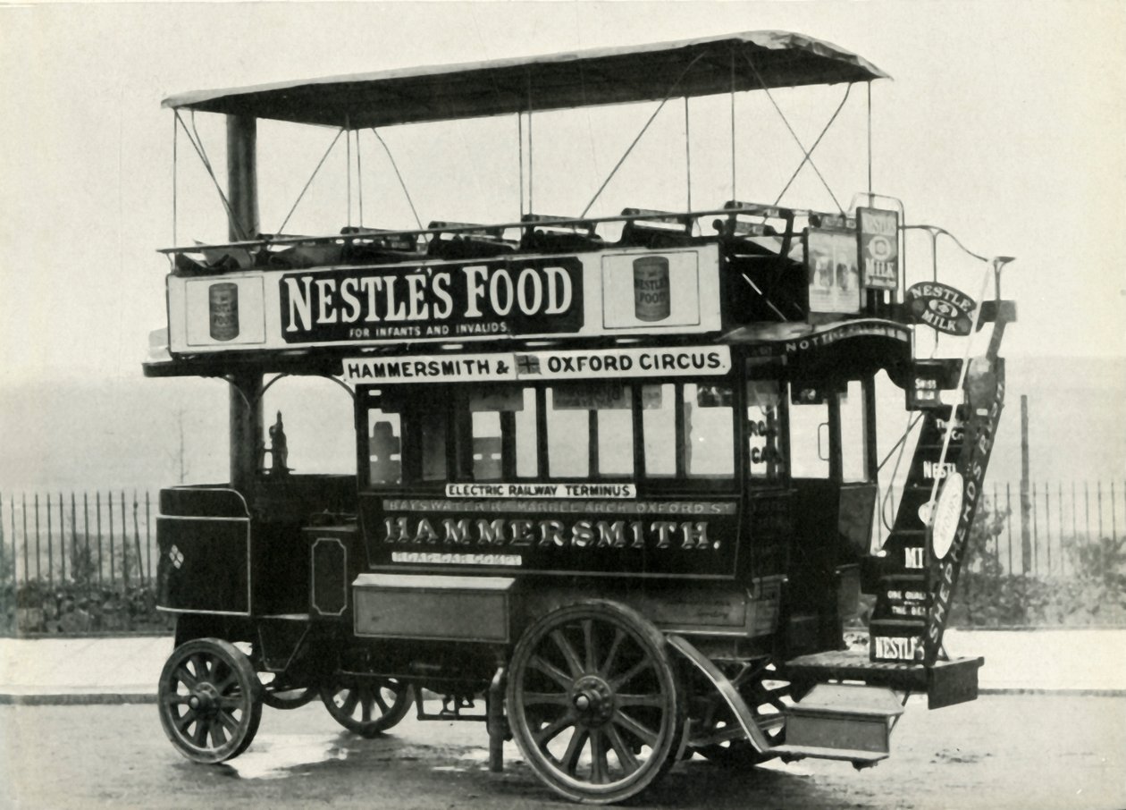 London Steam Bus, 1902 by Unbekannt