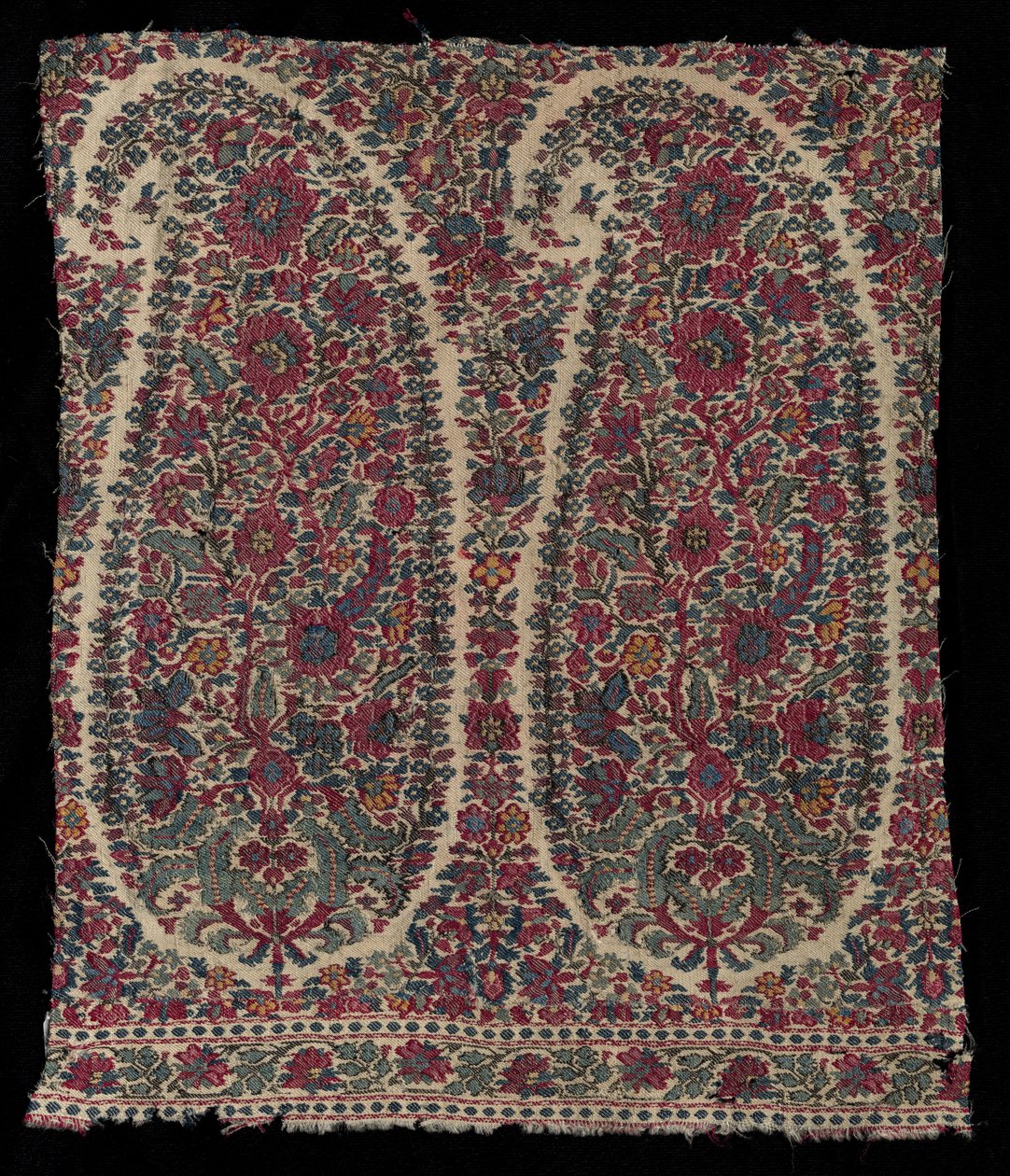 Long Shawl Fragment, 1820-1825 by Unbekannt