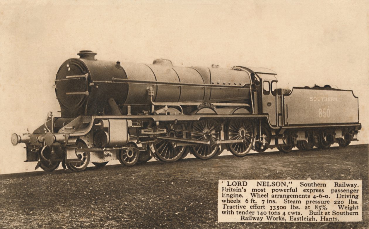 Lord Nelson, Southern Railway by Unbekannt