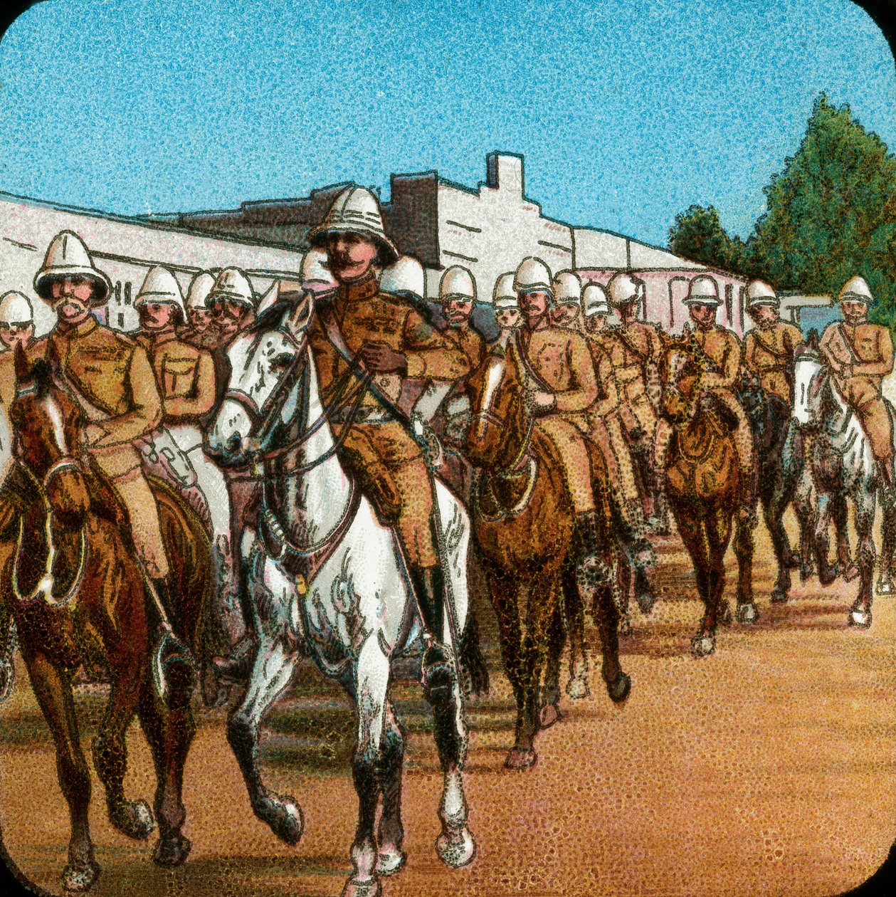 Lord Roberts entering Pretoria, Boer War, South Africa, 1900 1925 by Unbekannt