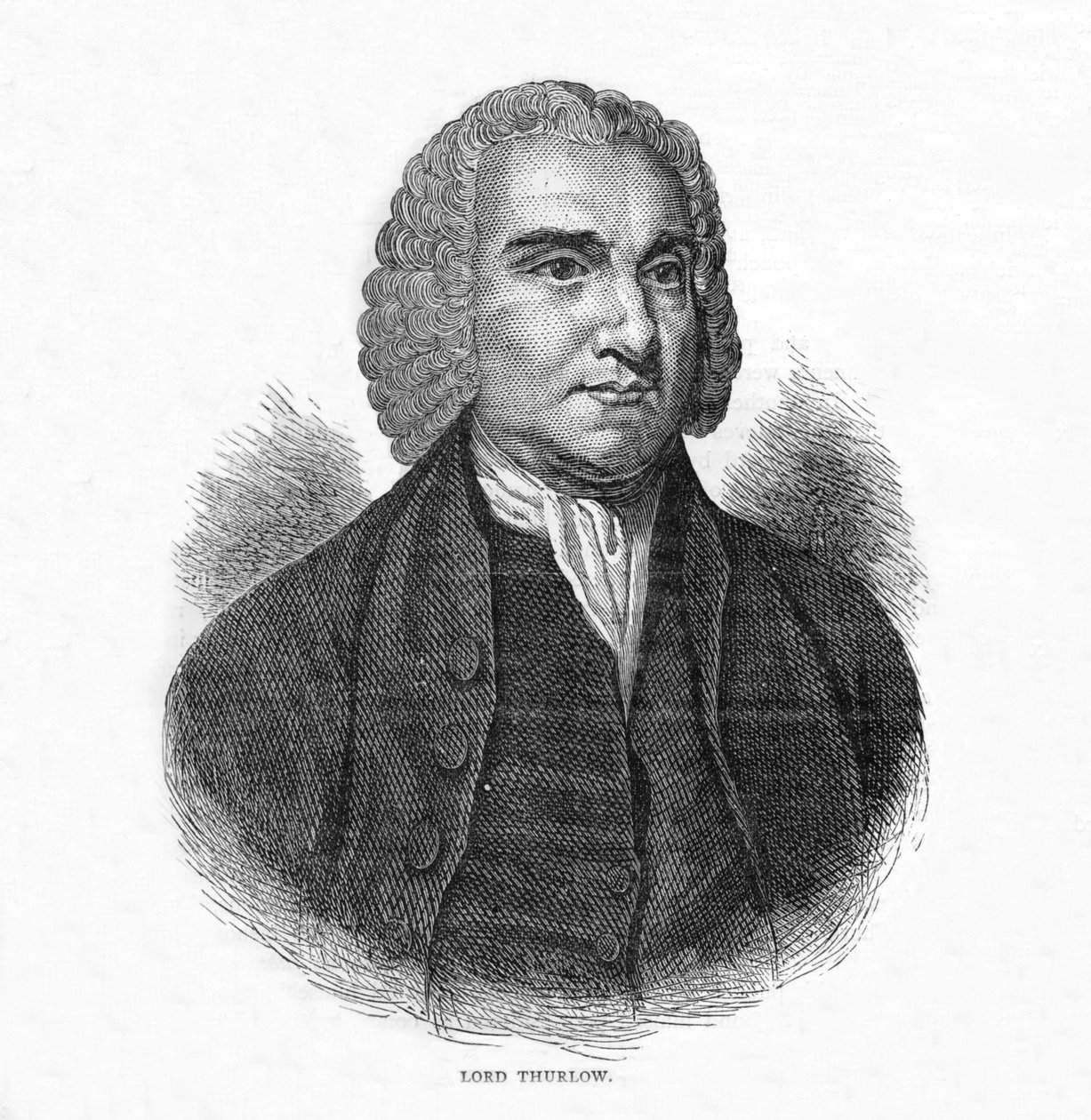 Lord Thurlow, British lawyer and Tory politician, c1800 1878 by Unbekannt
