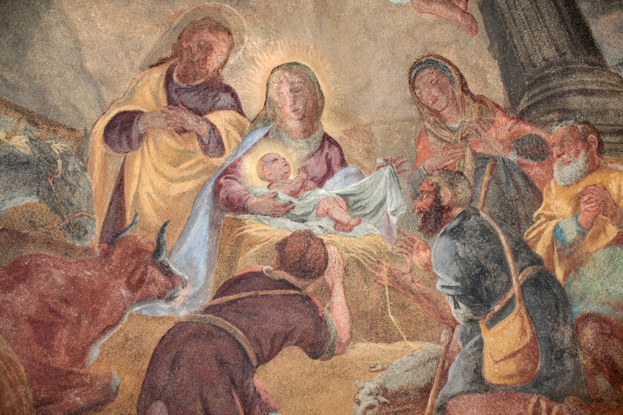 Loreto Church: Nativity painting, Prague, Czech Republic by Unbekannt