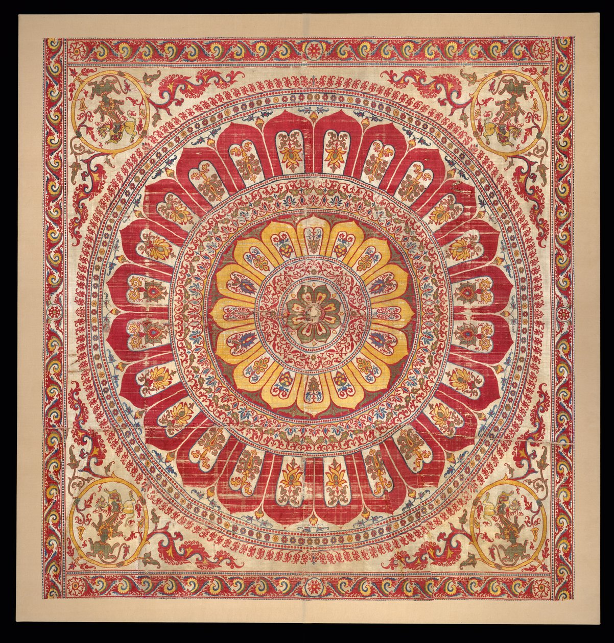 Lotus-blossom petal canopy, 1500s-early 1600s by Unbekannt