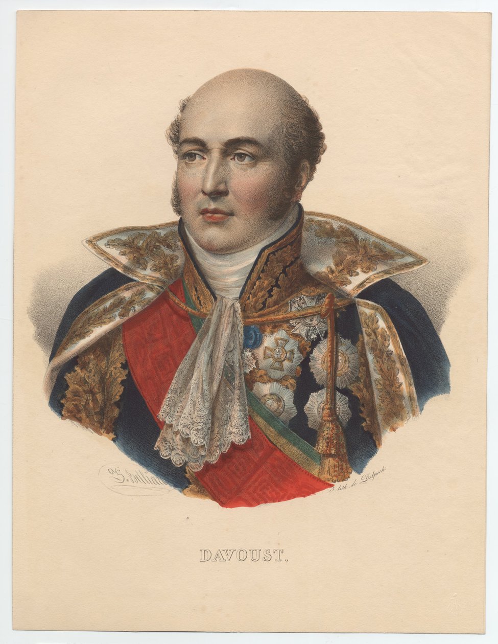 Louis-Nicolas Davout 1770-1823, Marshal of France, 1835 by Unbekannt