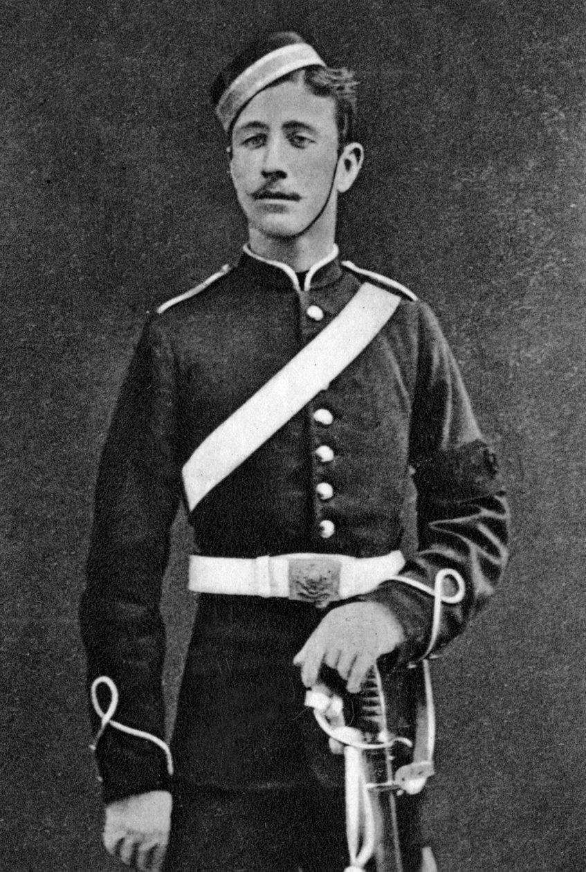 Louis Napoleon, French Prince Imperial, in British Uniform by Unbekannt