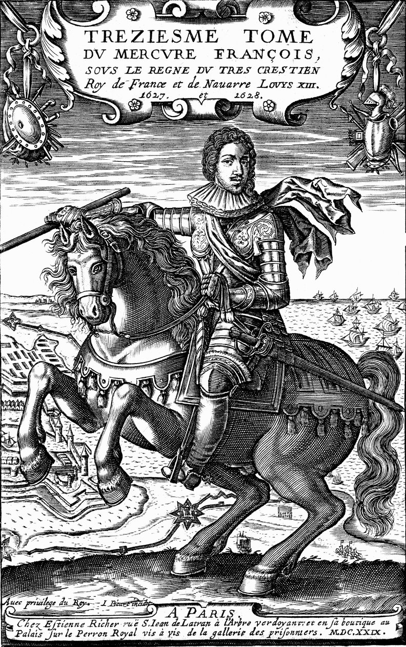 Louis XIII of France, 1629 by Unbekannt
