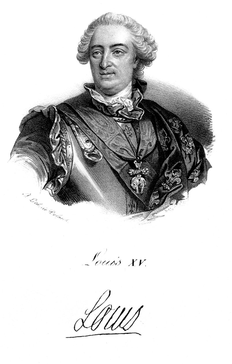 Louis XV 1710-1774, King of France from 1715, c1820 by Unbekannt