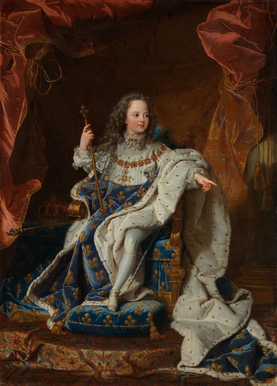 Louis XV as a Child by Unbekannt