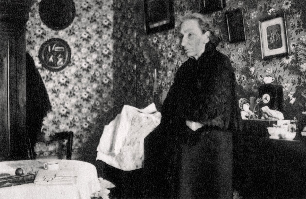 Louise Michel, French schoolteacher, medical worker and anarchist, 1899 by Unbekannt
