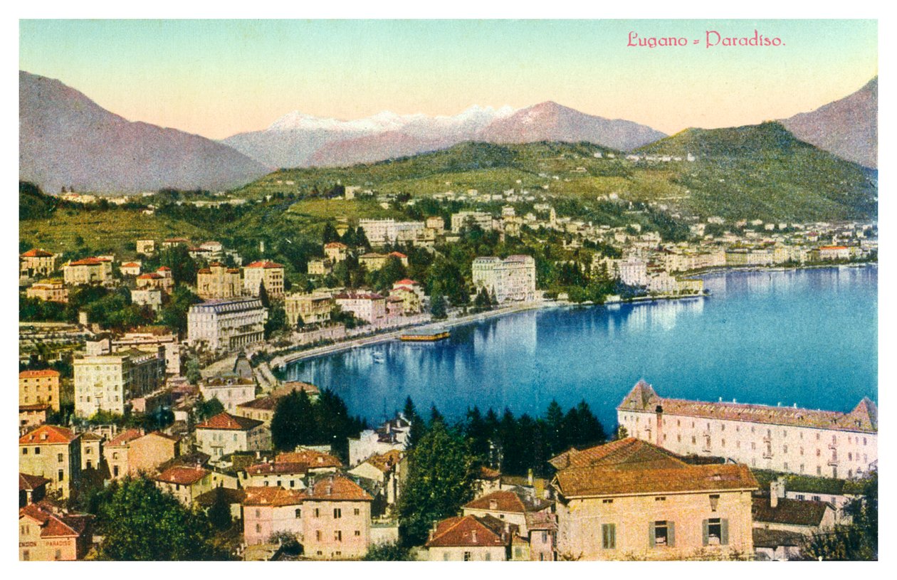 Lugano, Switzerland by Unbekannt