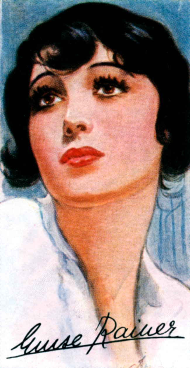 Luise Rainer, two time Academy Award winning film actress by Unbekannt