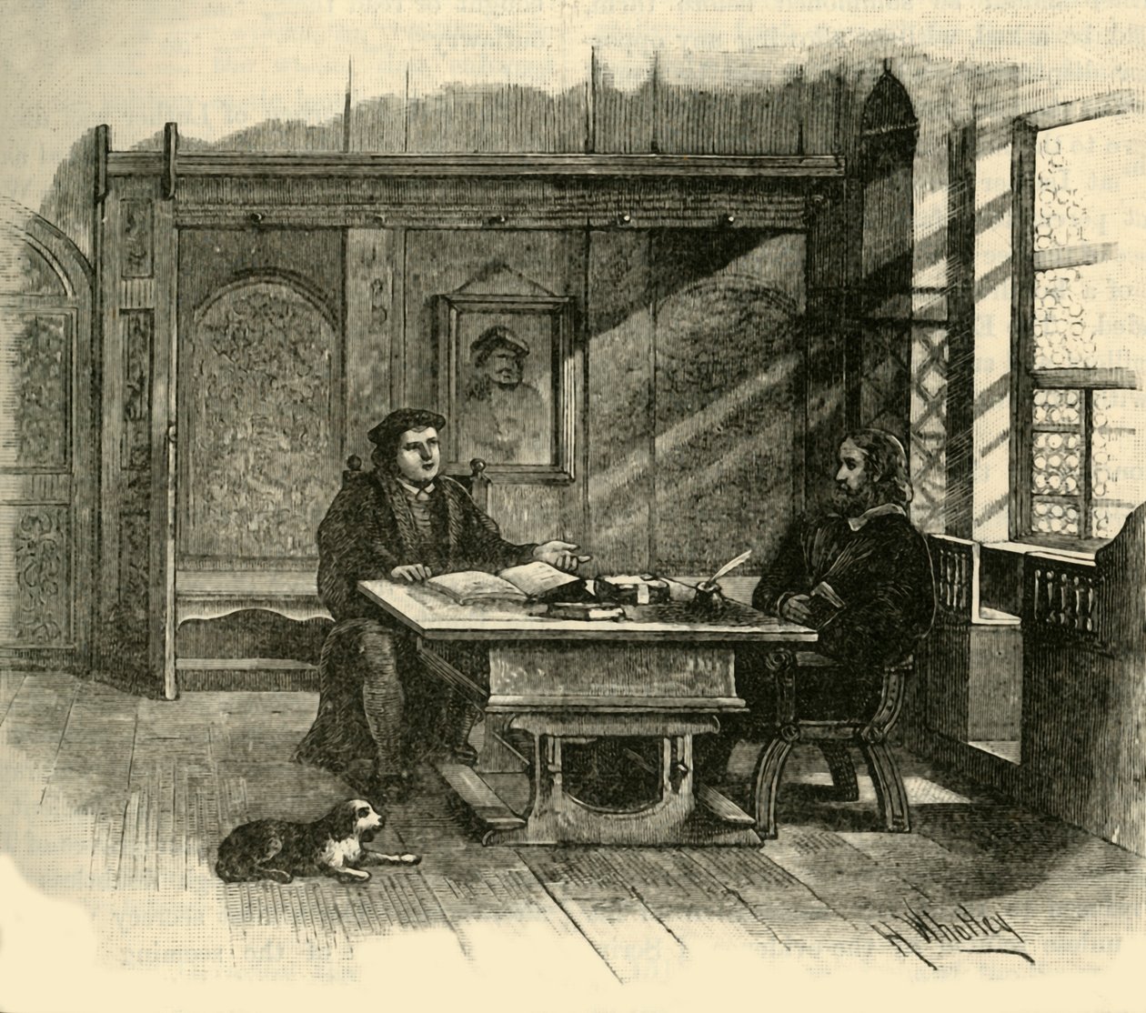 Luther and Melanchthon, c1500-1520, 1890 by Unbekannt