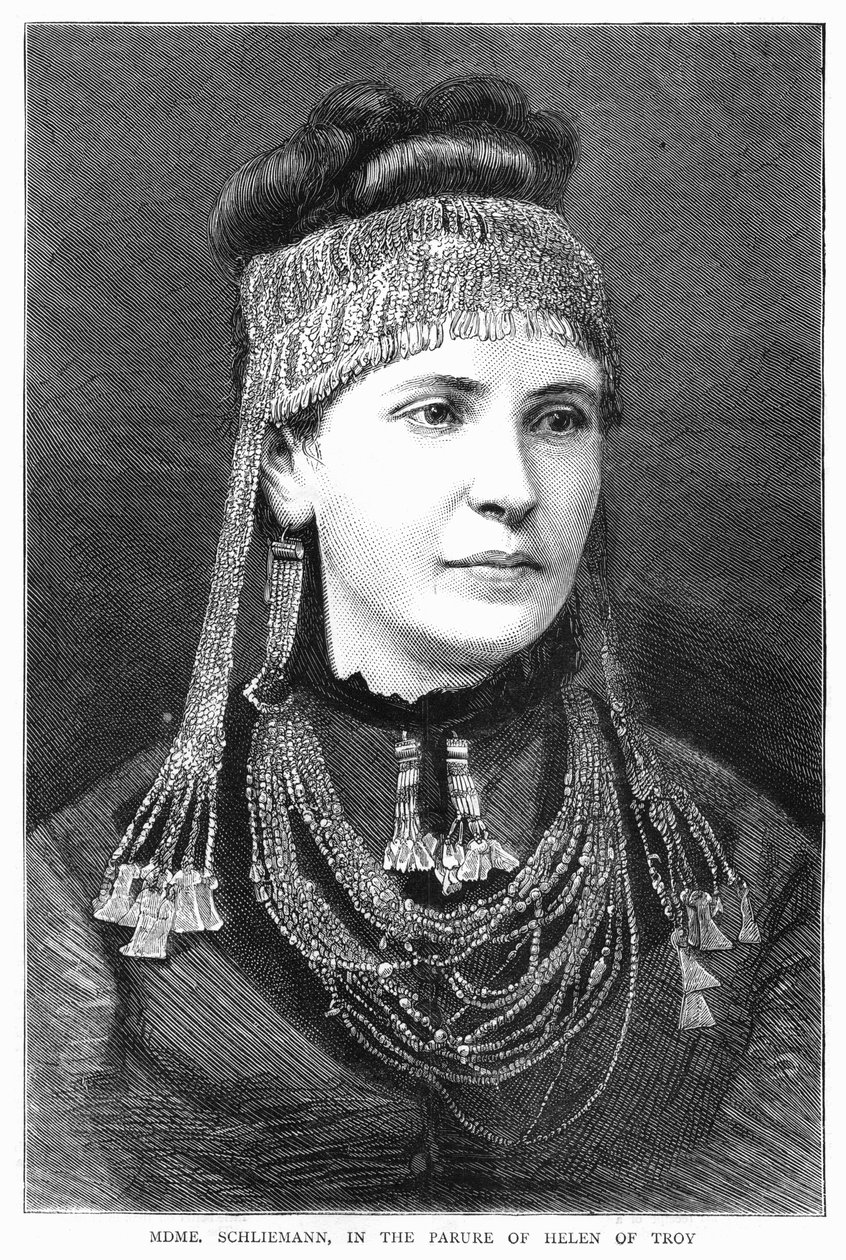 Madame Sophie Schliemann, 1877 by Unbekannt