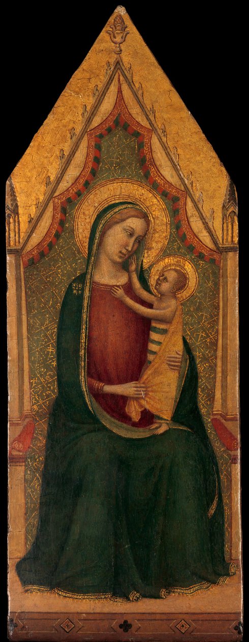 Madonna and Child Enthroned, ca. 1335-39 by Unbekannt