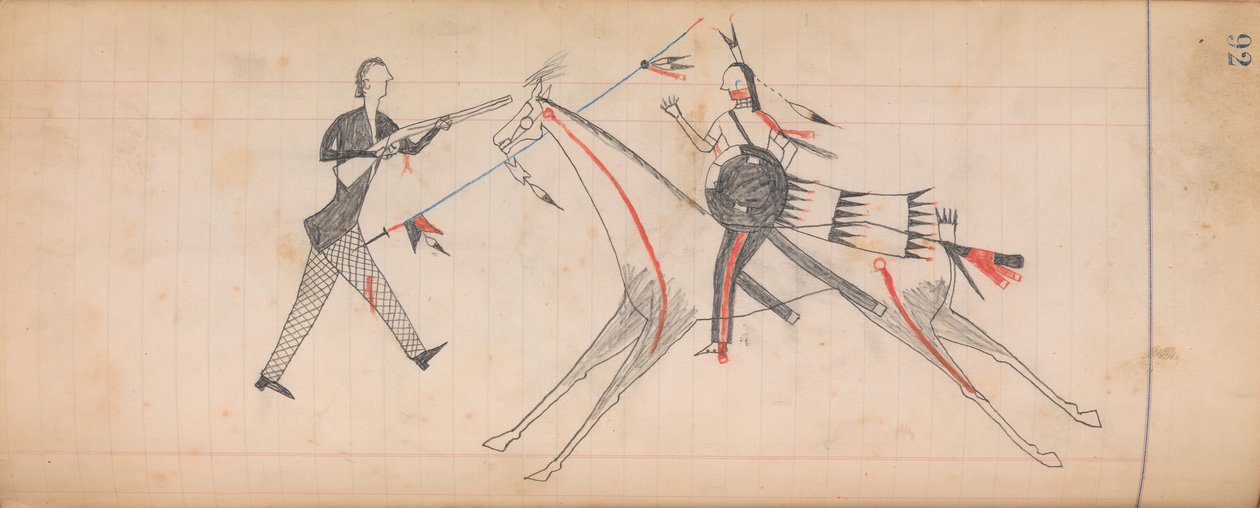 Maffet Ledger: Drawing by Unbekannt