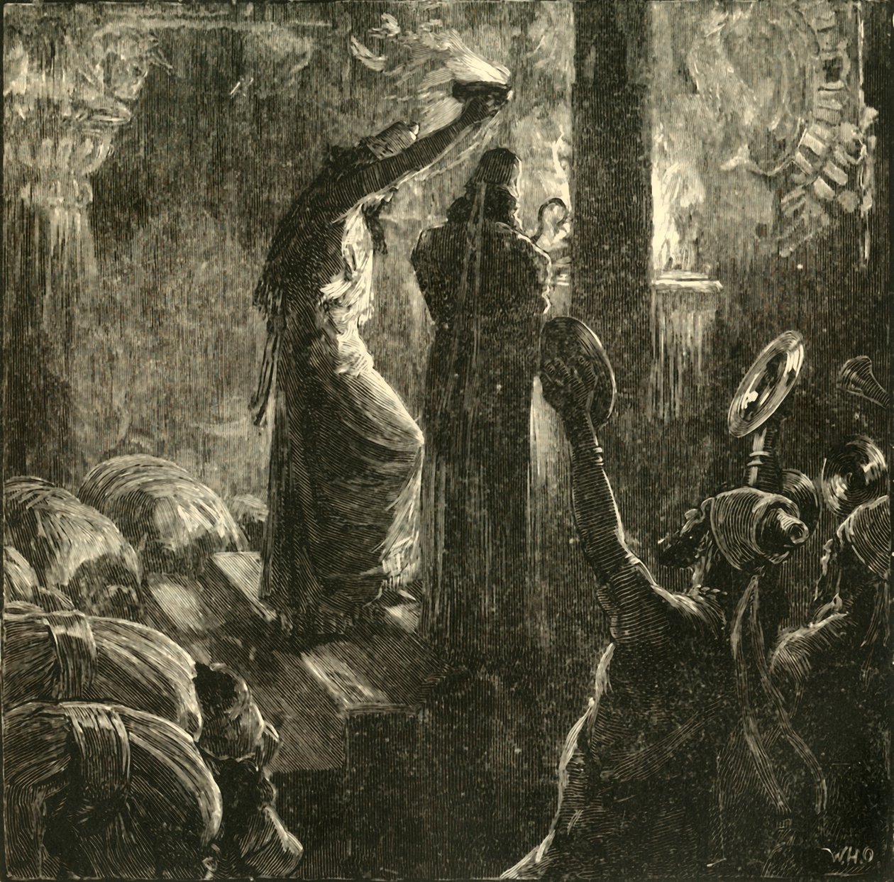 Magi Round the Sacred Fire by Unbekannt