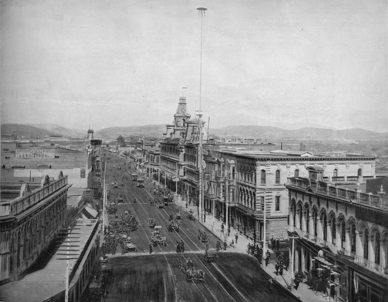 Main Street, Los Angeles, California, c1897 by Unbekannt