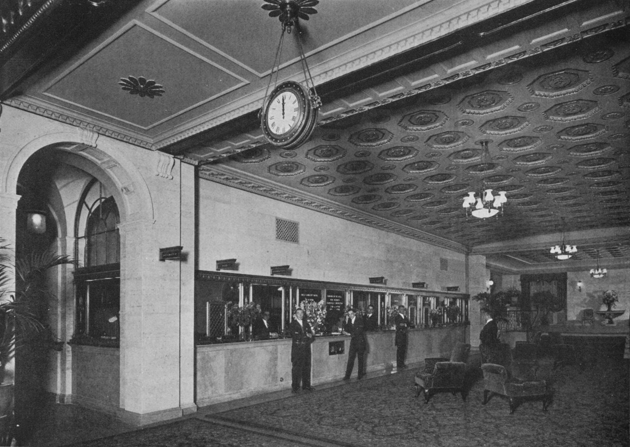 Main Office Adjoining the Entrance Lobby, Roosevelt Hotel, New York City by Unbekannt