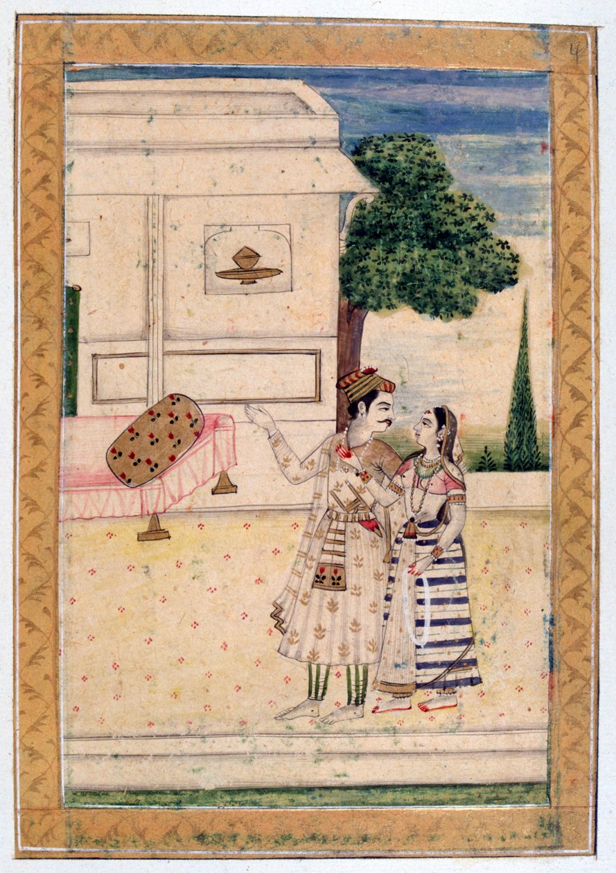 Malavi Ragini, Ragamala Album, School of Rajasthan, 19th Century by Unbekannt