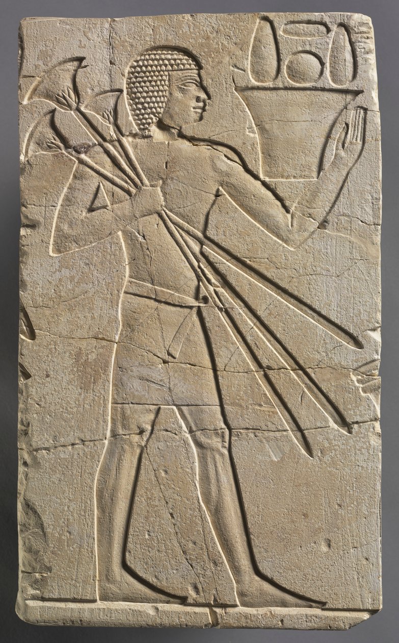 Male Offering Bearer, c. 667-647 BC by Unbekannt