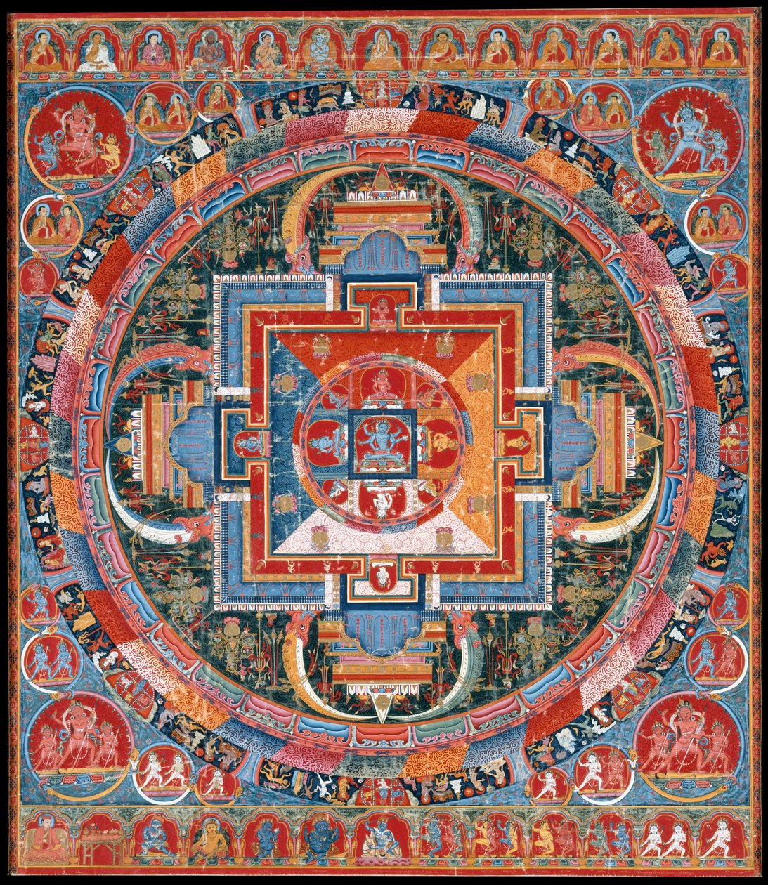 Mandala of Jnanadakini, late 14th century by Unbekannt