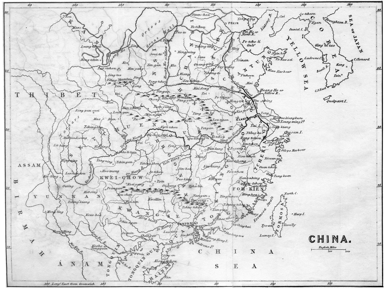 Map of China by Unbekannt