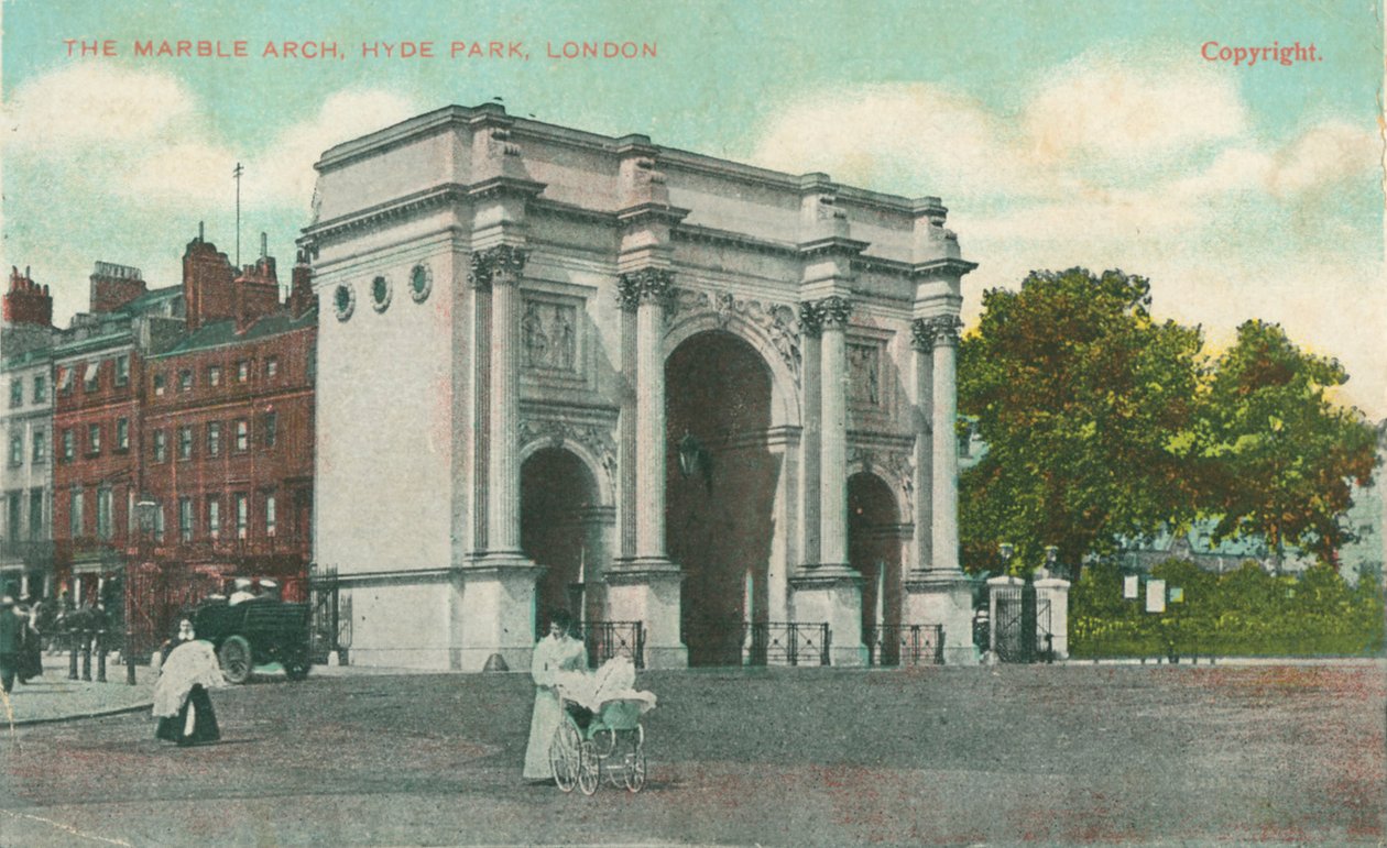 Marble Arch, Hyde Park, London by Unbekannt
