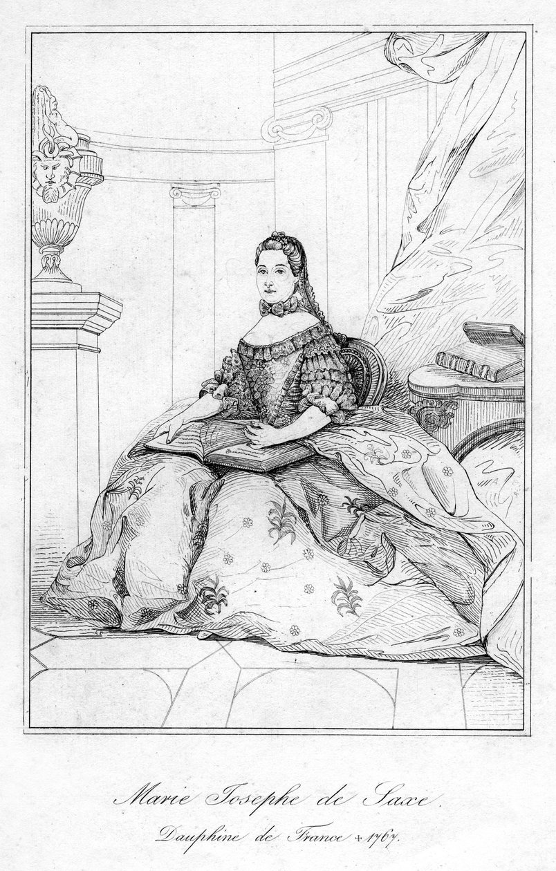 Marie-Josèphe of Saxony, Dauphine of France by Unbekannt