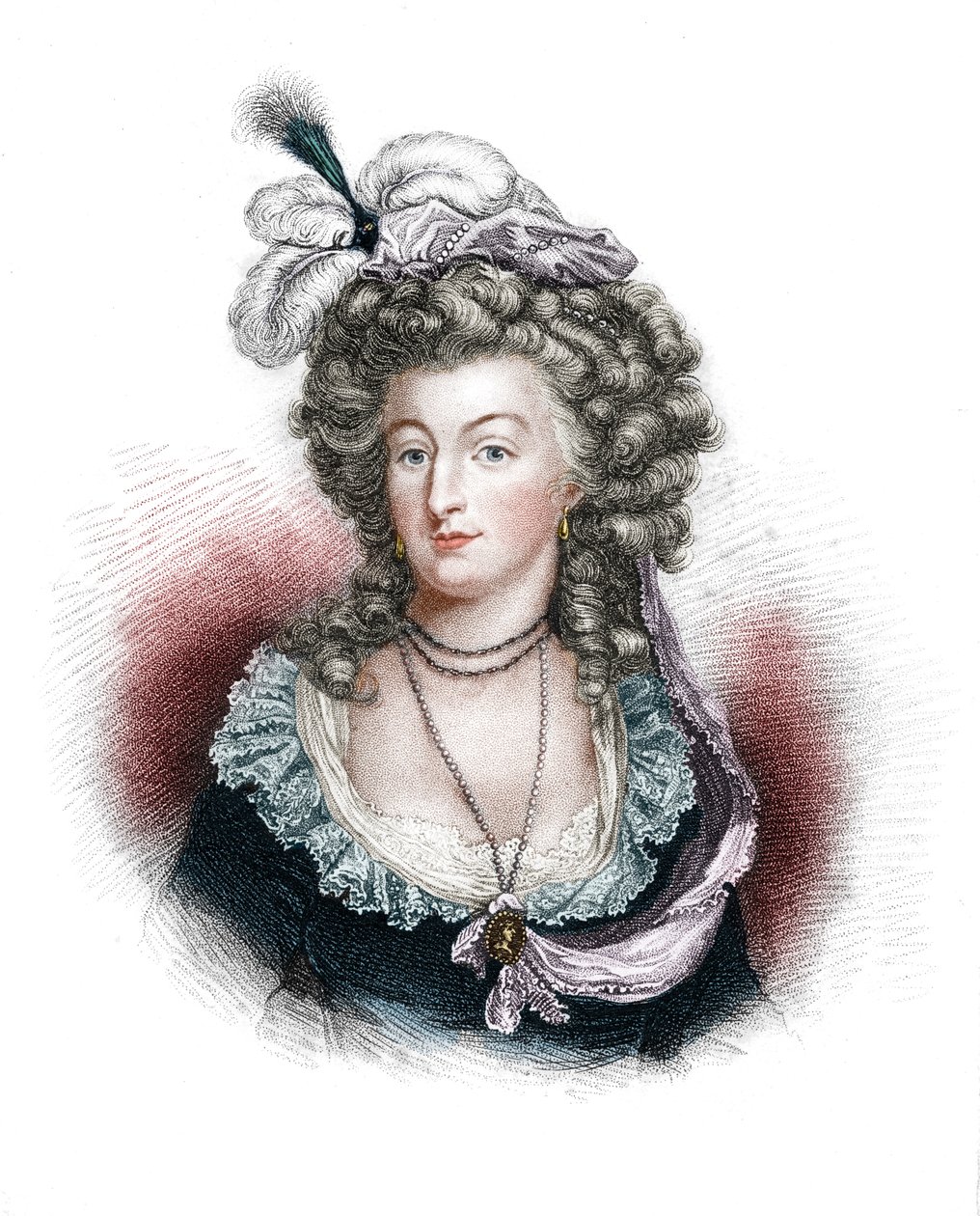 Marie Antoinette, Queen Consort of Louis XVI of France by Unbekannt