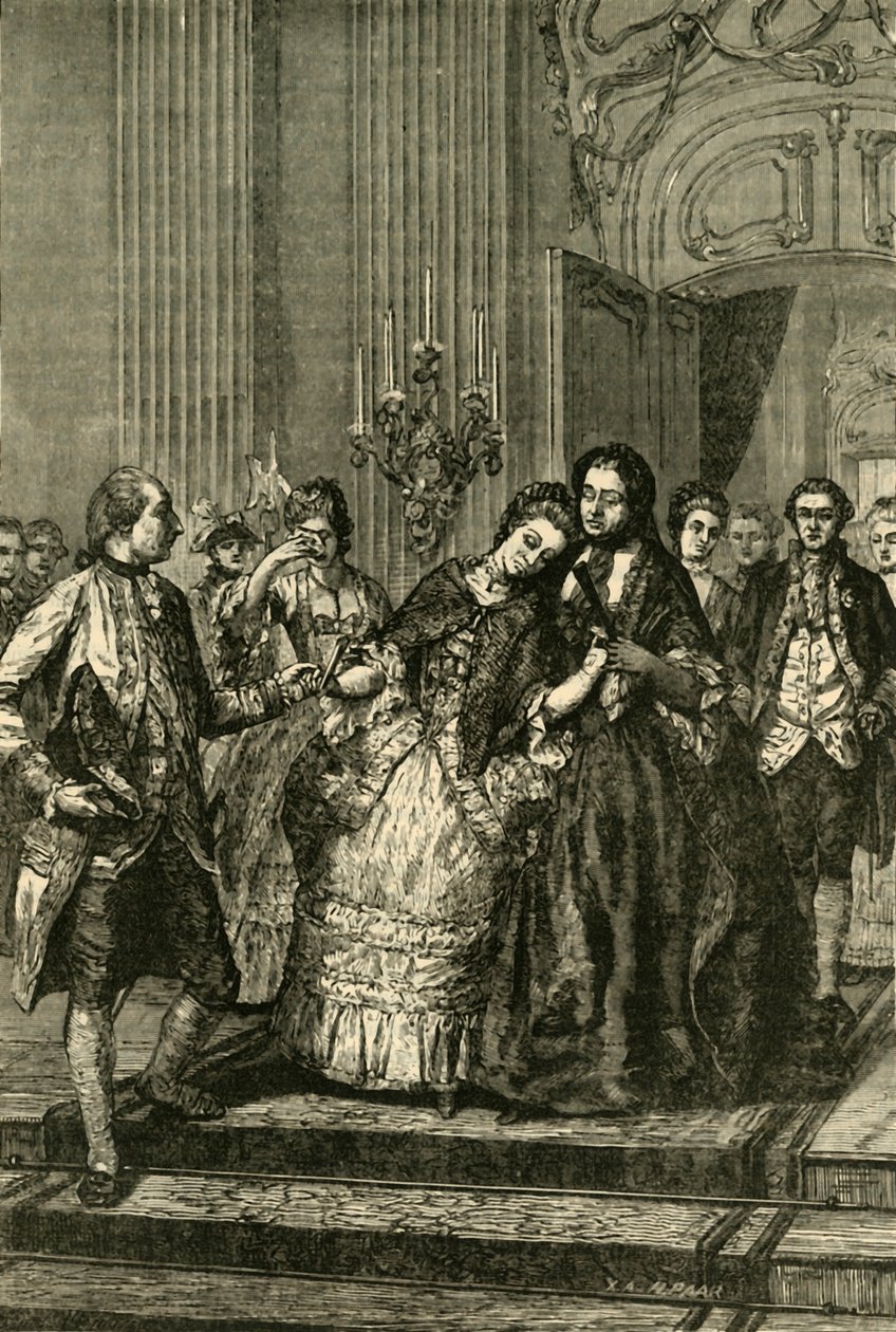 Marie Antoinette Taking Leave of the Mother by Unbekannt