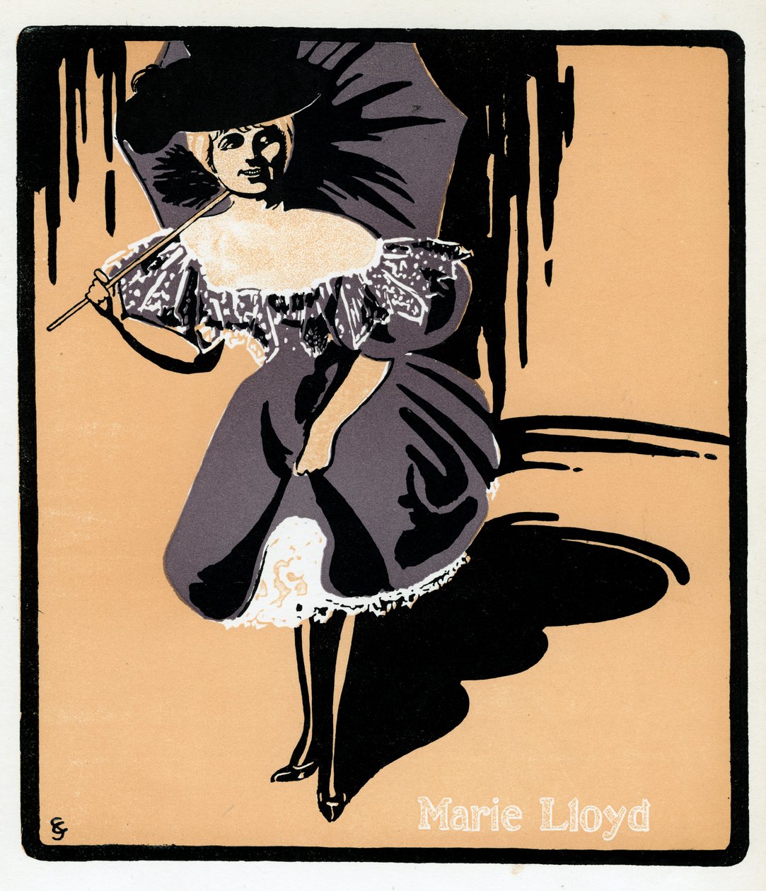 Marie Lloyd, English Music Hall Singer by Unbekannt