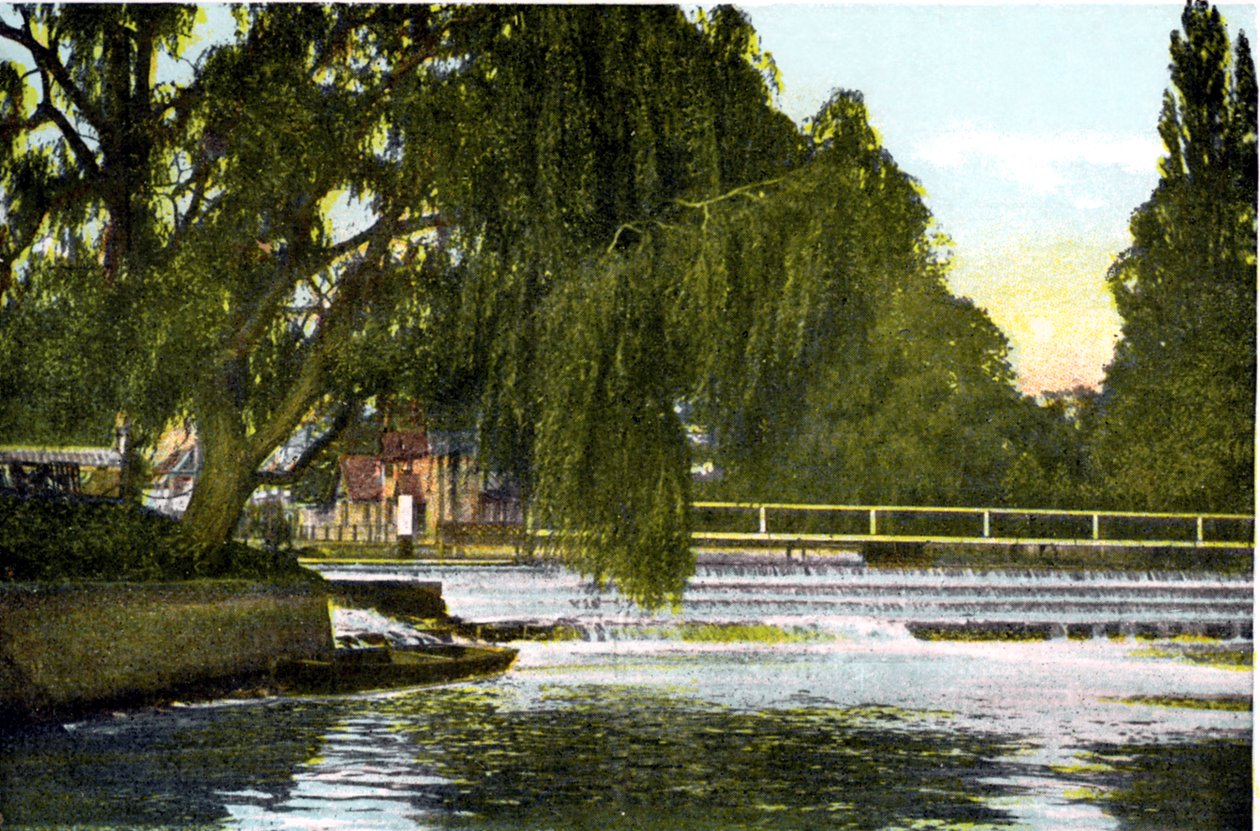Marlow Weir, Buckinghamshire, 20th Century by Unbekannt