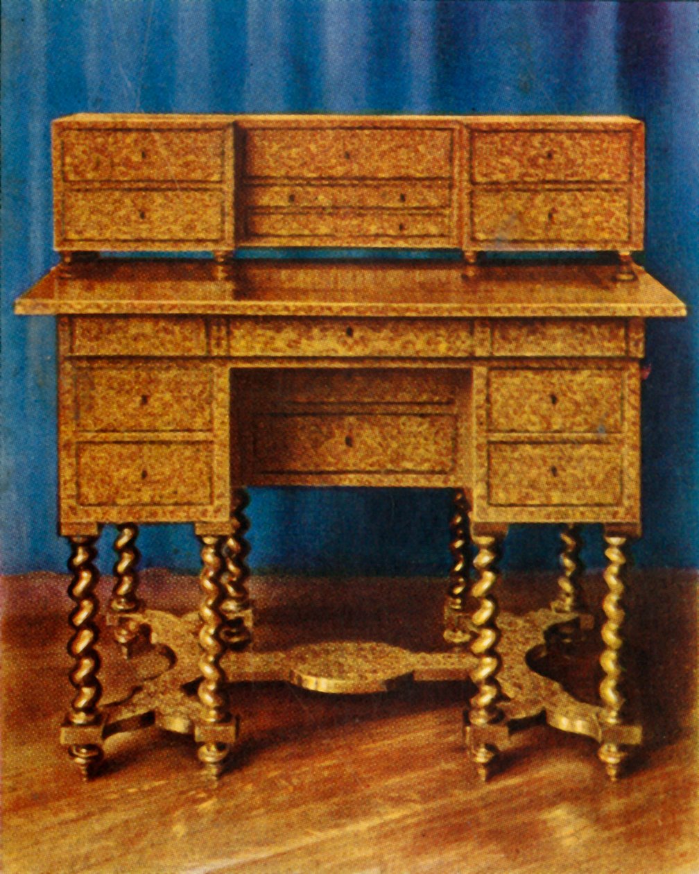 Marquetry Writing Table of King William III by Unbekannt