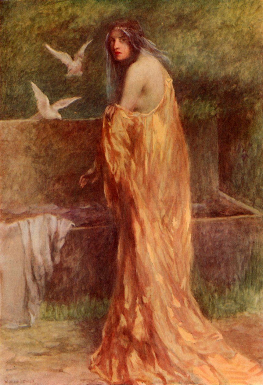 Marra took off her golden dress by Unbekannt