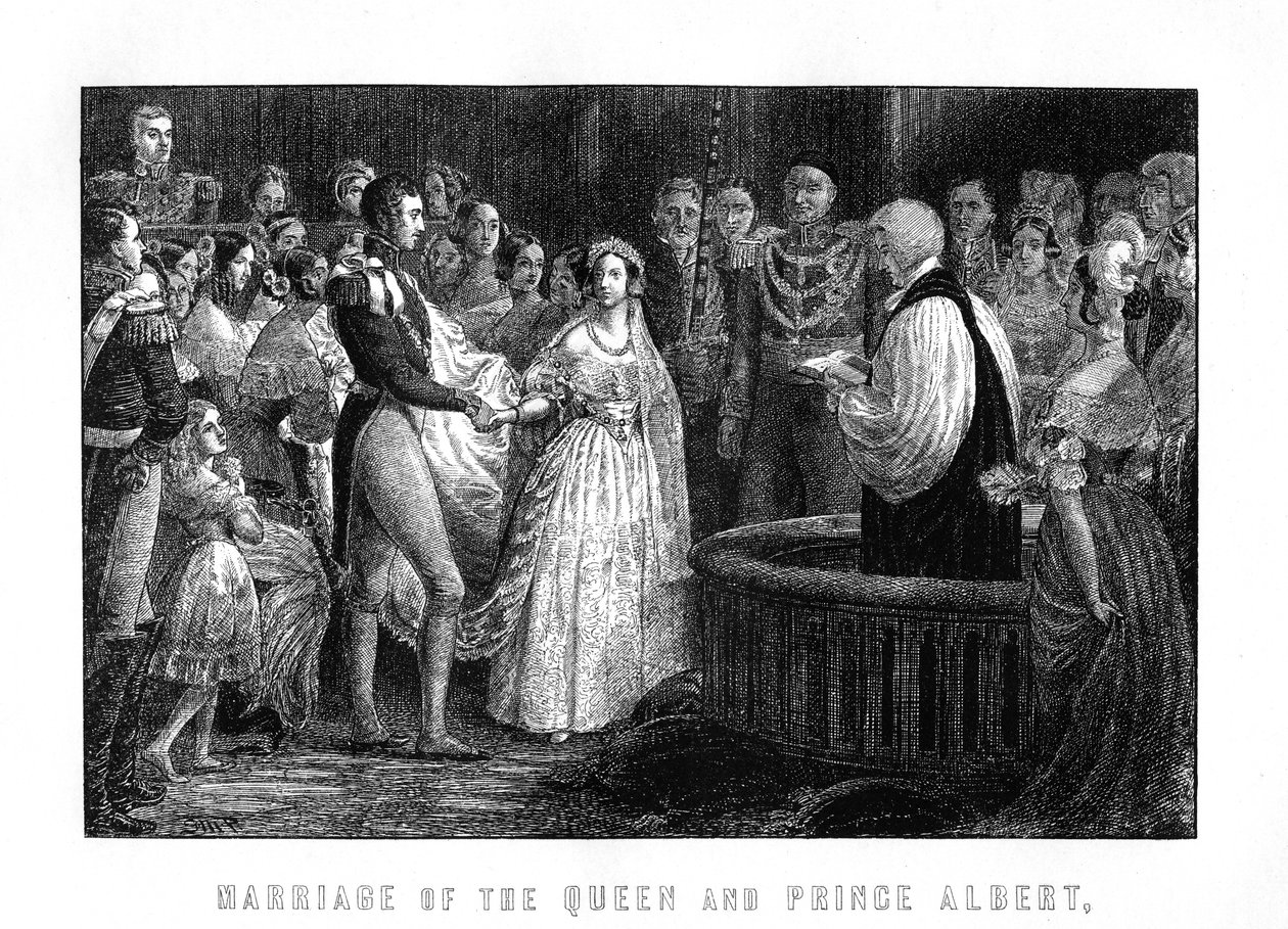 Marriage of Queen Victoria and Albert, Chapel Royal, St James