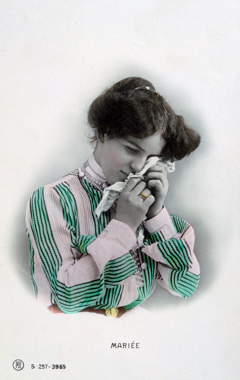 Married, Vintage French Postcard by Unbekannt