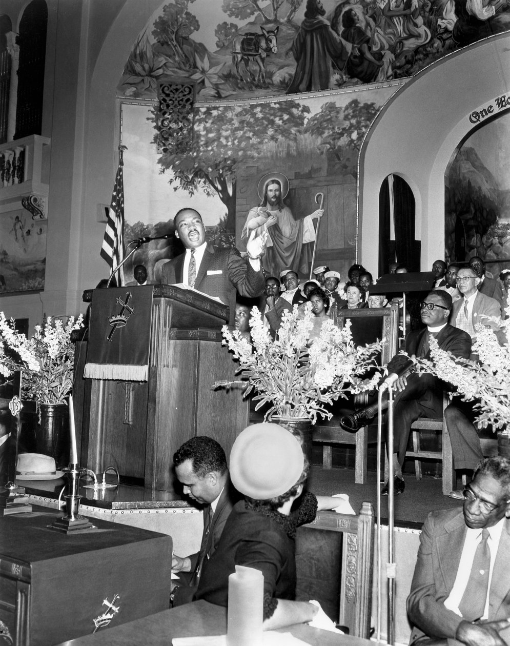 Martin Luther King Jnr, American black civil rights campaigner by Unbekannt