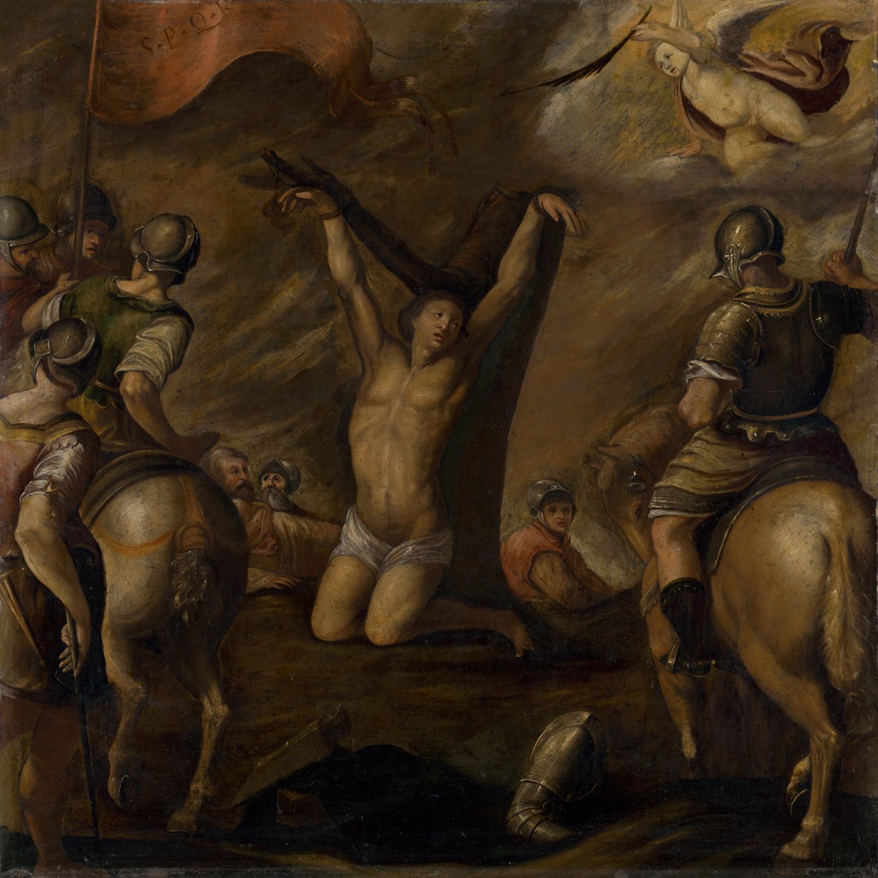 Martyrdom of Saint Sebastian by Unbekannt